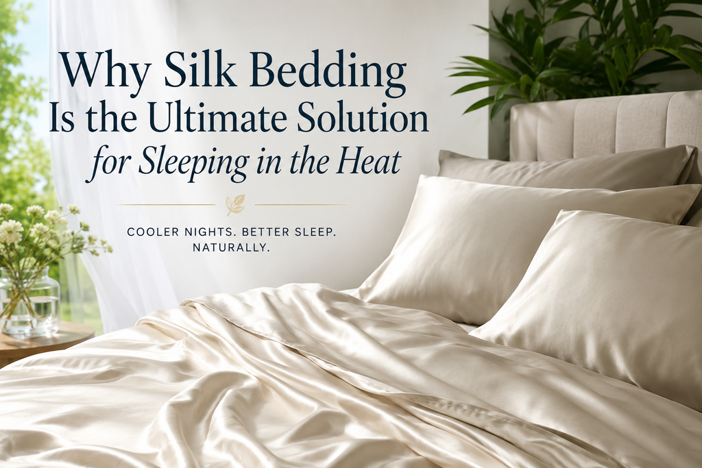Silk bedding to manage those hot steamy nights