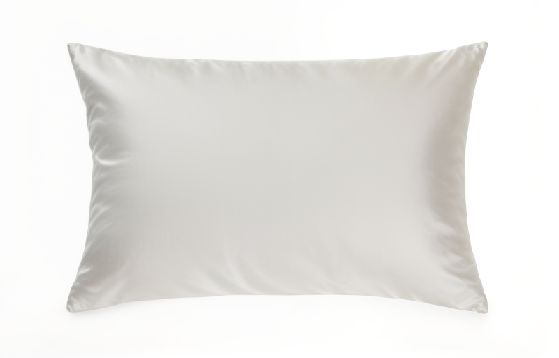 White 22 momme silk pillow case housewife style